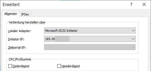 Подключение iSCSI