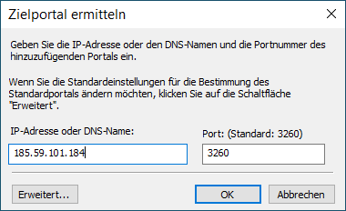 Подключение iSCSI