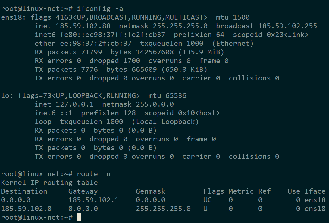 Network connection diagnostics