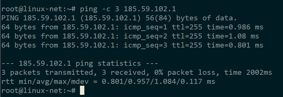 Network connection diagnostics