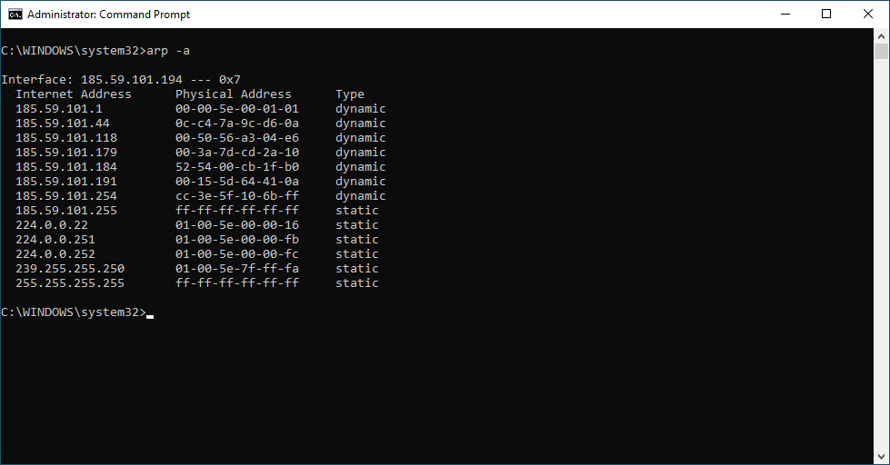 Network connection diagnostics