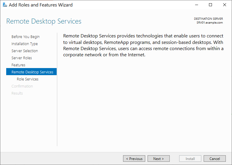 Setting up a terminal server