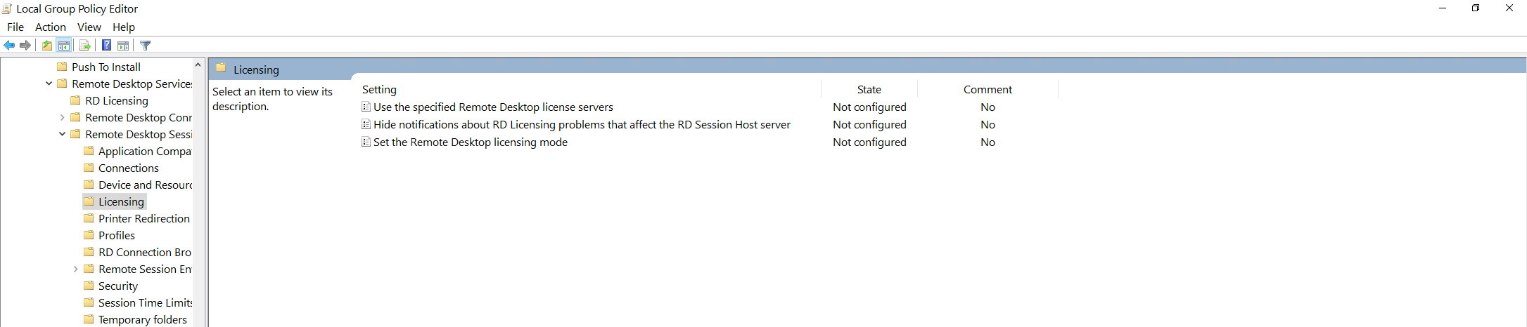 Setting up a terminal server