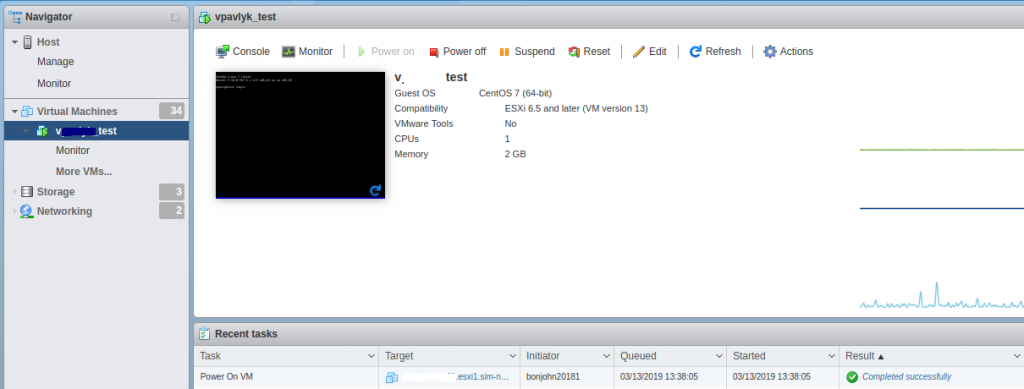 Control panel WEB-interface