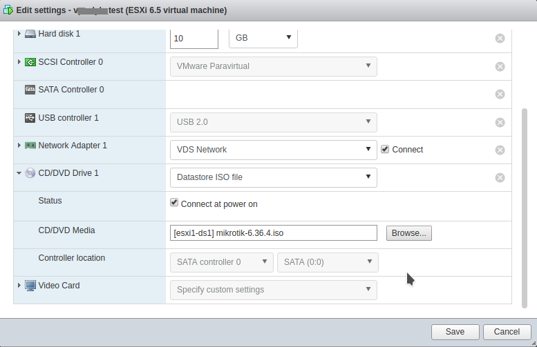 Mounting the ISO Image WEB Interface